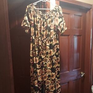 Floral Off-Shoulder Dress